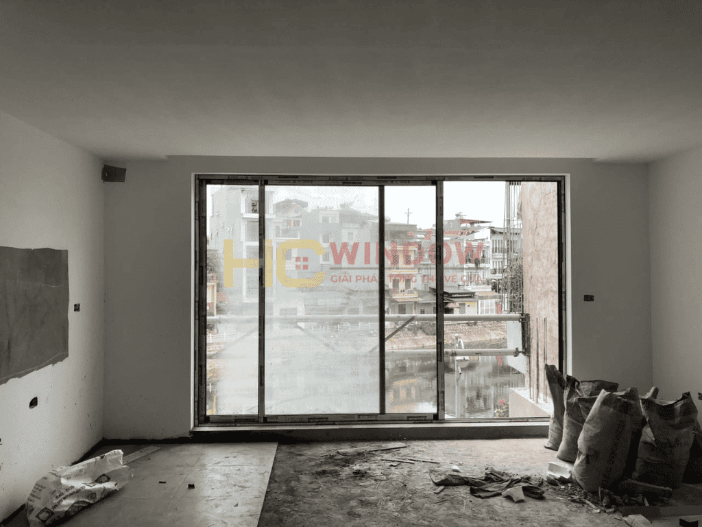 cửa nhôm xingfa nhà phố
