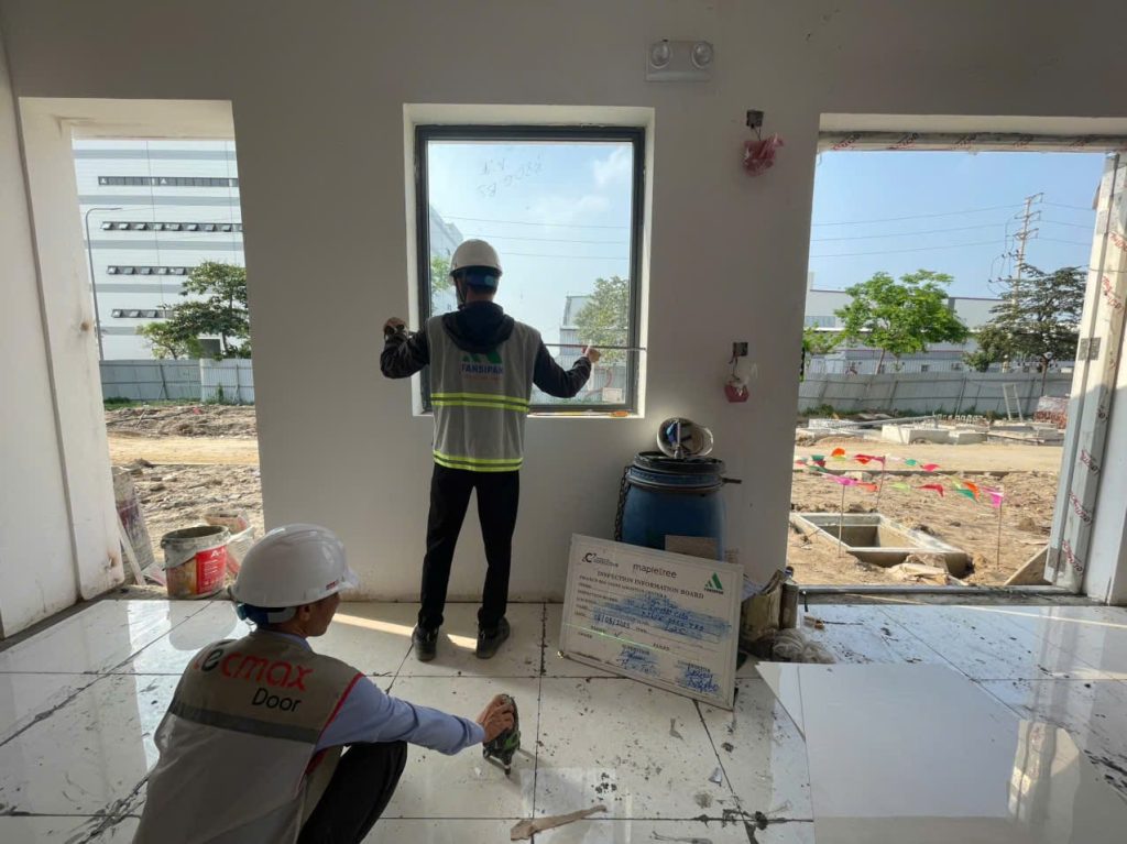 Cửa nhôm dự án Mapletree
