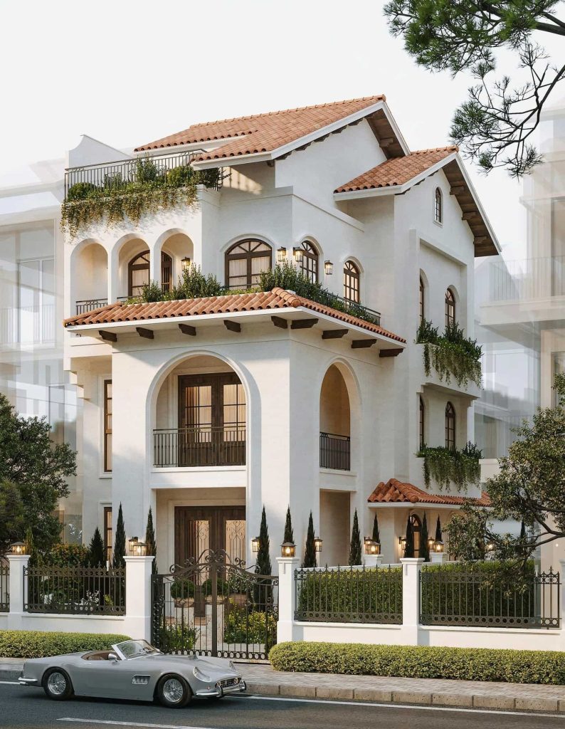 cửa nhôm biệt thự địa trung hải